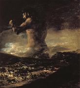 Francisco Goya The Colossus oil on canvas